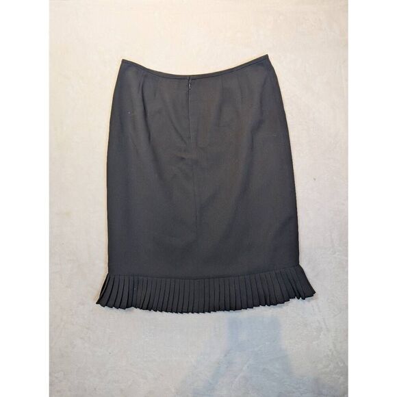 Evan Piccone black knee length skirt 14 - Picture 2 of 2